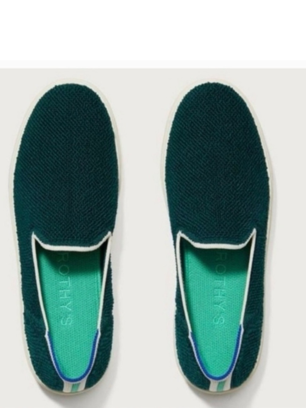 Rothy's NEW Original Sneakers in Juniper Terry RETIRED COLOR Size 8